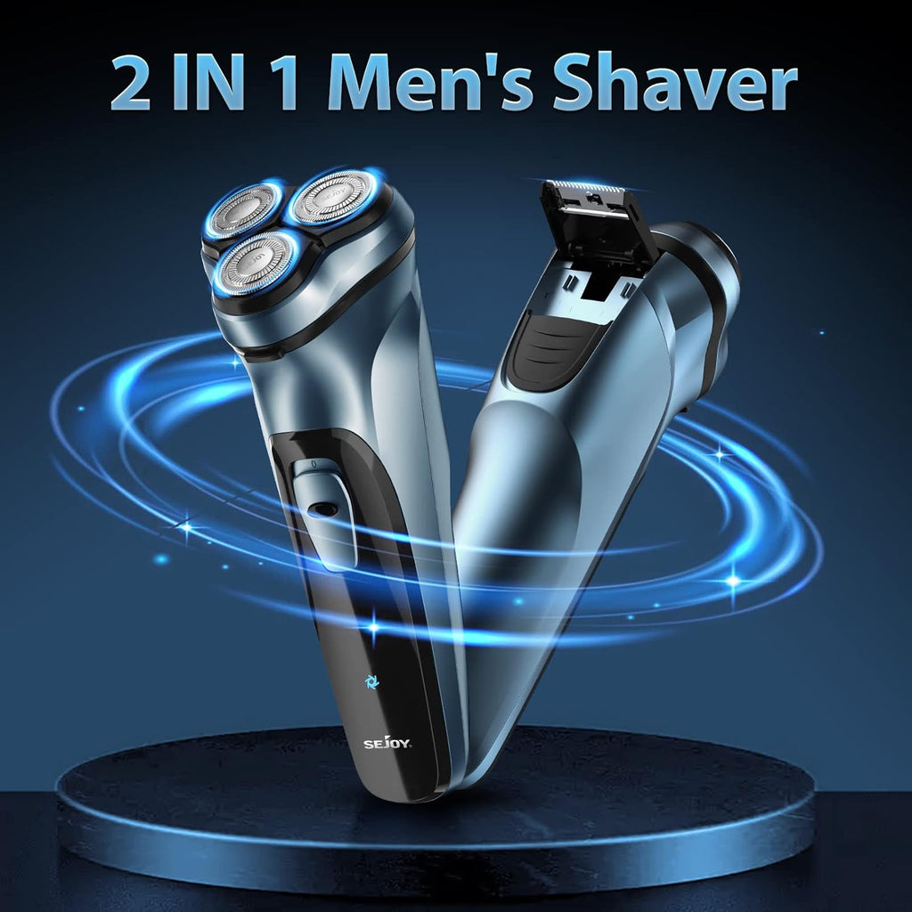 Electric Razor for Men, Body Hair Trimmer, Beard Trimmer with USB Rechargeable R14037