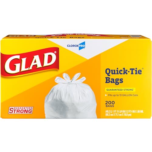 Kitchen Trash Bags, 13 Gallon, 200 Count G7913