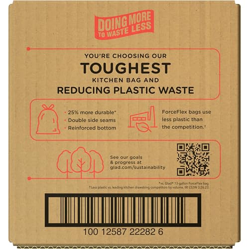 Trash Bags, 13 Gallon, 90 Count V947