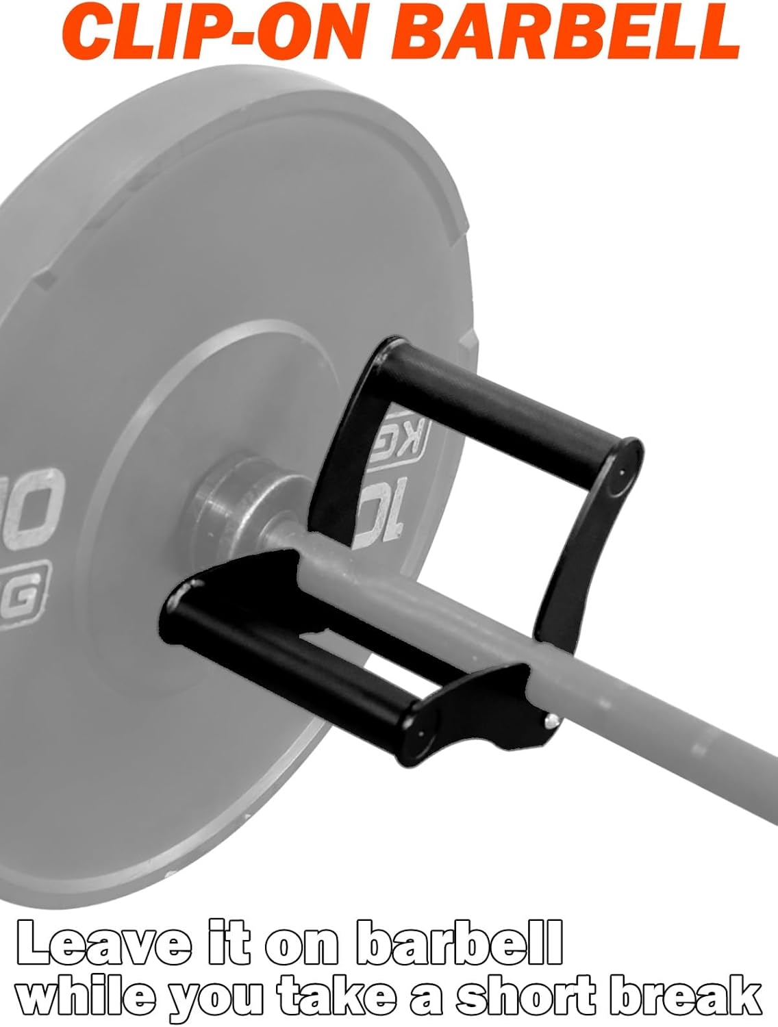 V Bar Attachment for Barbell, Portable Landmine Handle for Olympic Bars M273241