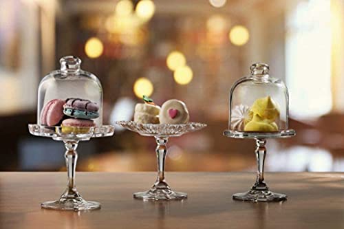 Mini Cake Stand with Dome Cover for Dessert Display C88059