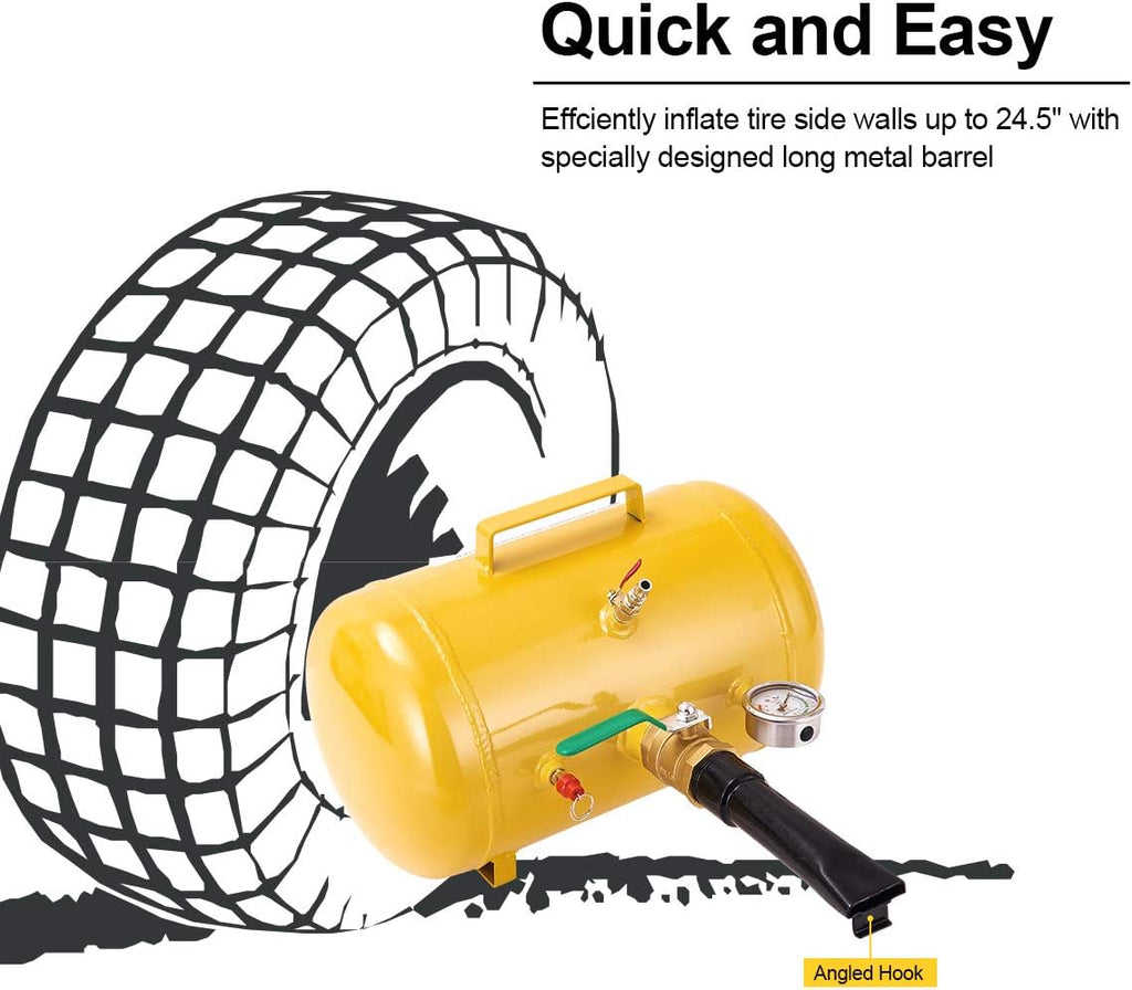 5 Gallon Air Tire Bead Seater Blaster Tool 145psi H31905
