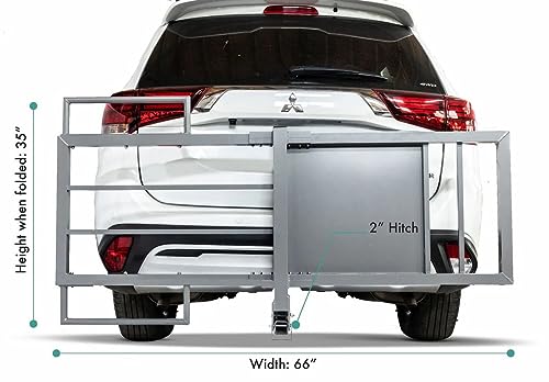 Hitch Rack for Fat Tire Electric Trike, 2-Inch Receiver Carrier Y8298