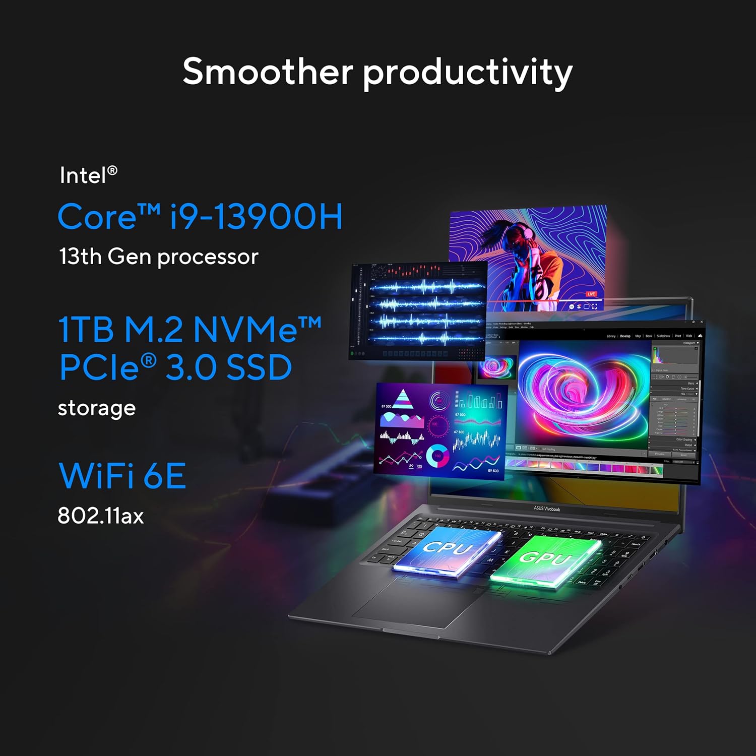 16” 3.2K 120Hz OLED Laptop, Core i9, RTX 4050, 16GB RAM, 1TB SSD, Windows 11 T7475