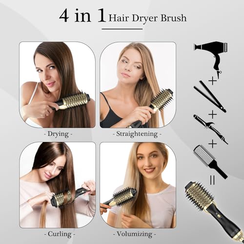 Hot Air Brush for Volumizing and Styling, Salon Blowout for All Hair Types O508876
