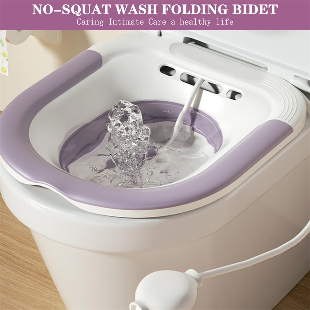 Foldable Sitz Bath Basin for Toilet W5912