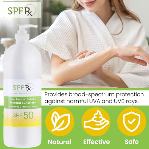 Mineral Sunscreen SPF 50, Waterproof Broad Spectrum for Face and Body L875951