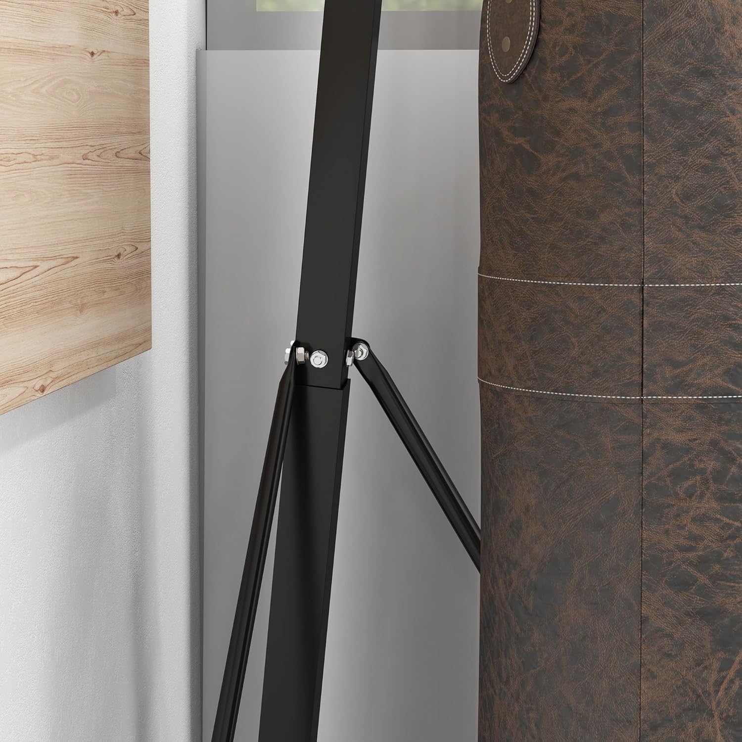 Foldable Punch Bag Stand, Height Adjustable, Heavy Bag Stand Only X45932