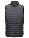 Little Donkey Andy Men's Lightweight Warm Puffer Vest Outdoor Sleeveless Jacket for Golf Hiking Casual Travel