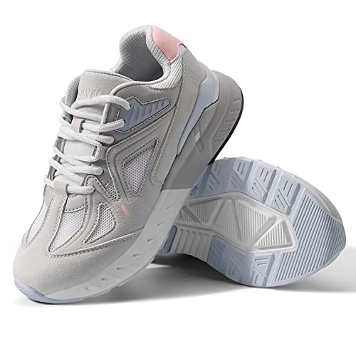 FitVille Women's Extra Wide Walking Shoes Wide Width Sneakers for Flat Foot Plantar Fasciitis Heel Pain Relief - Rebound Core