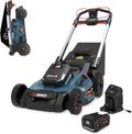 SENIX X6 60 Volt Max* 21-Inch 3-in-1 Cordless Push Lawn Mower, with Bagging, Mulching, and Side Discharge, Height Adjustment, Smart Display, 6Ah Lithium-ion Battery & Charger Included (LPPX6-H)
