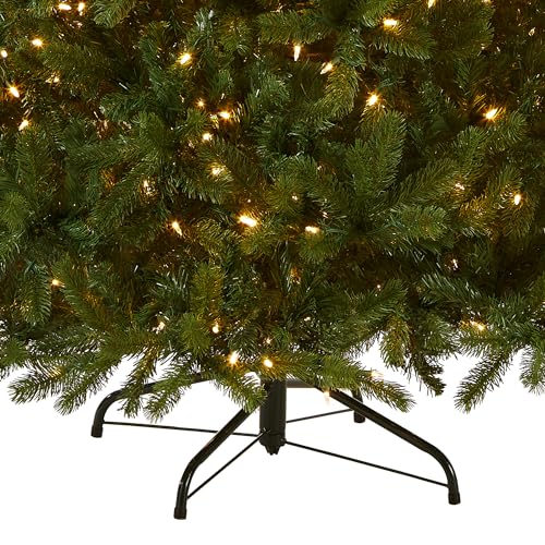 Artificial Full Downswept Christmas Tree with Dual Color LED Lights, 7.5 ft I716143