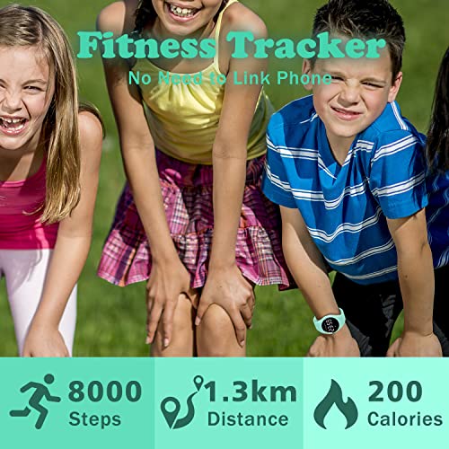 Kids Digital Watch with Alarm, Pedometer, Stopwatch, Waterproof F309