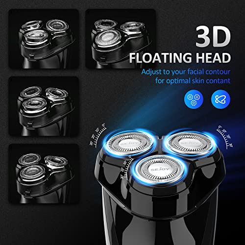 Electric Razor for Men, Cordless Rechargeable Shaver with Pop-Up Trimmer Y74625