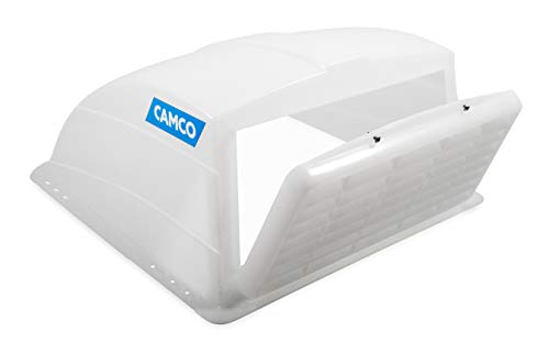 RV Roof Vent Cover with High Flow Air Ventilation, Easy Installation, White W32709