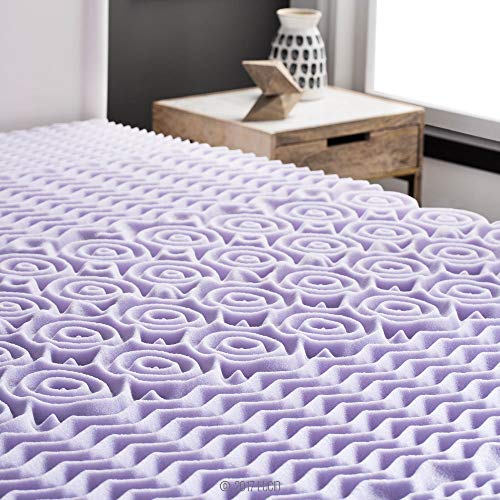 3 Inch Twin Memory Foam Mattress Topper with Gel Infusion U949651