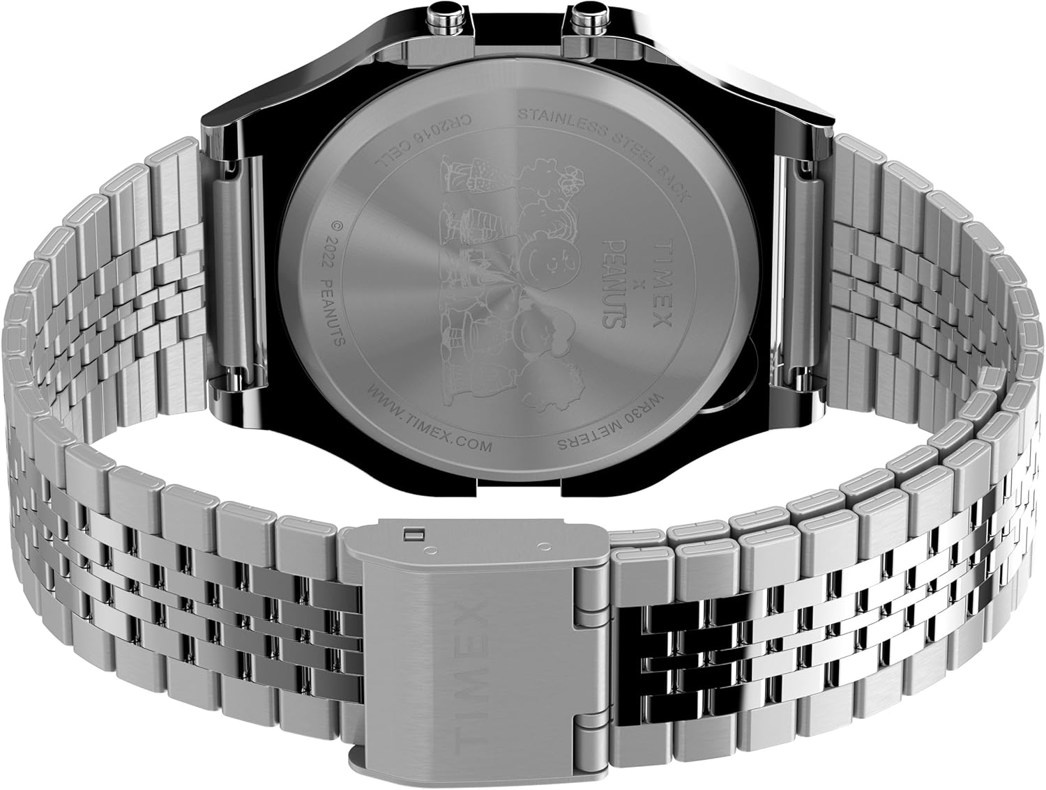 34 mm Digital Bracelet Watch Silver E49579