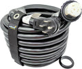 Parkworld 60639 RV 50A Shore Power Extension Cord Adapter, 50amp Camper Plug 14-50P to SS2-50R Marine Twist Lock Receptacle (75FT)