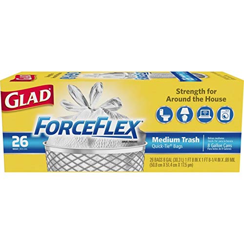 Medium Garbage Bags 8 Gallon 26 Count S385