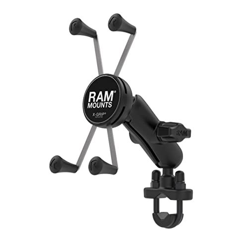 Phone Mount with Handlebar U-Bolt Base for Motorcycle, ATV, Bike A3801