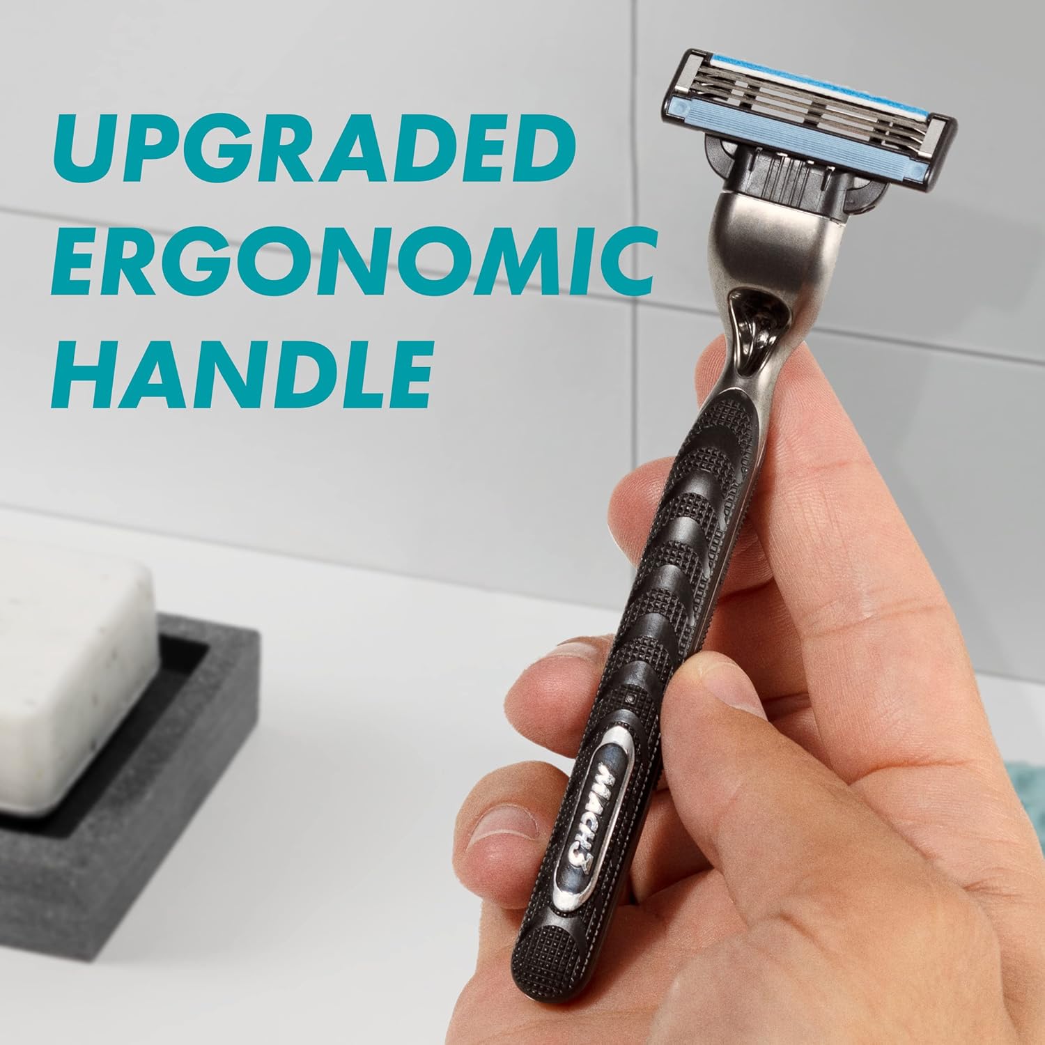 Men's Razor with Handle and Blade Refill C80658