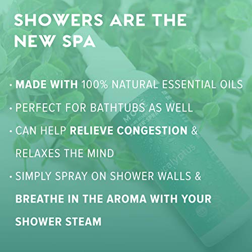 Eucalyptus Oil Shower Mist, Spa Steam Spray, Aromatherapy, Sinus Congestion Relief, Tension Relief K221133