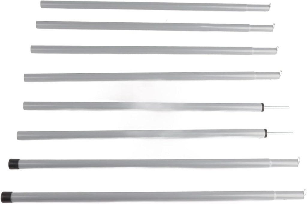 Telescoping Tarp Poles, Heavy Duty Adjustable Canopy Support Poles for Shelter B452963