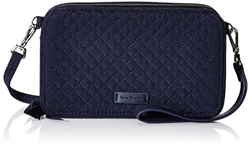 Vera Bradley Women's Microfiber All in One Crossbody Purse with RFID Protection