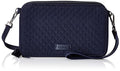 Vera Bradley Women's Microfiber All in One Crossbody Purse with RFID Protection