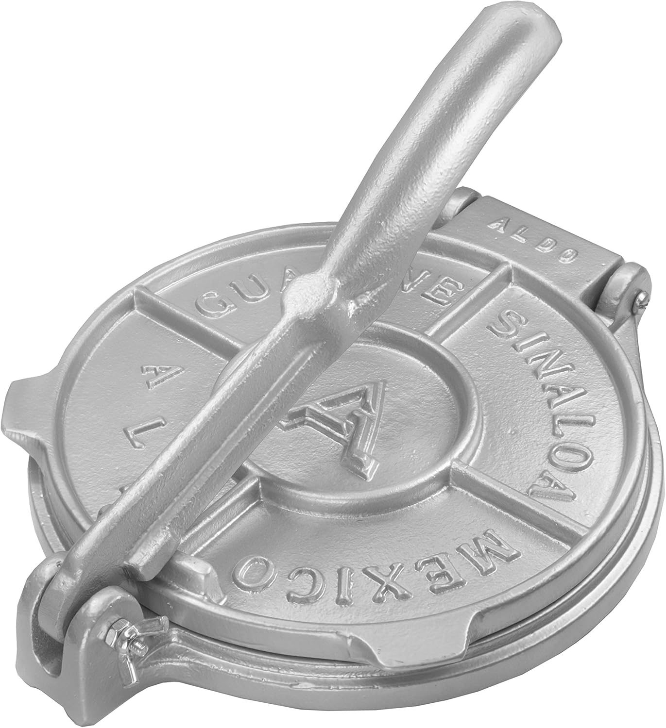 Cast Aluminum Tortilla Press 8 Inch for Homemade Mexican Food Y394