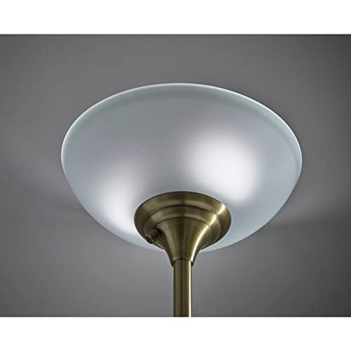 Bergen Torchiere Floor Lamp, Black B303