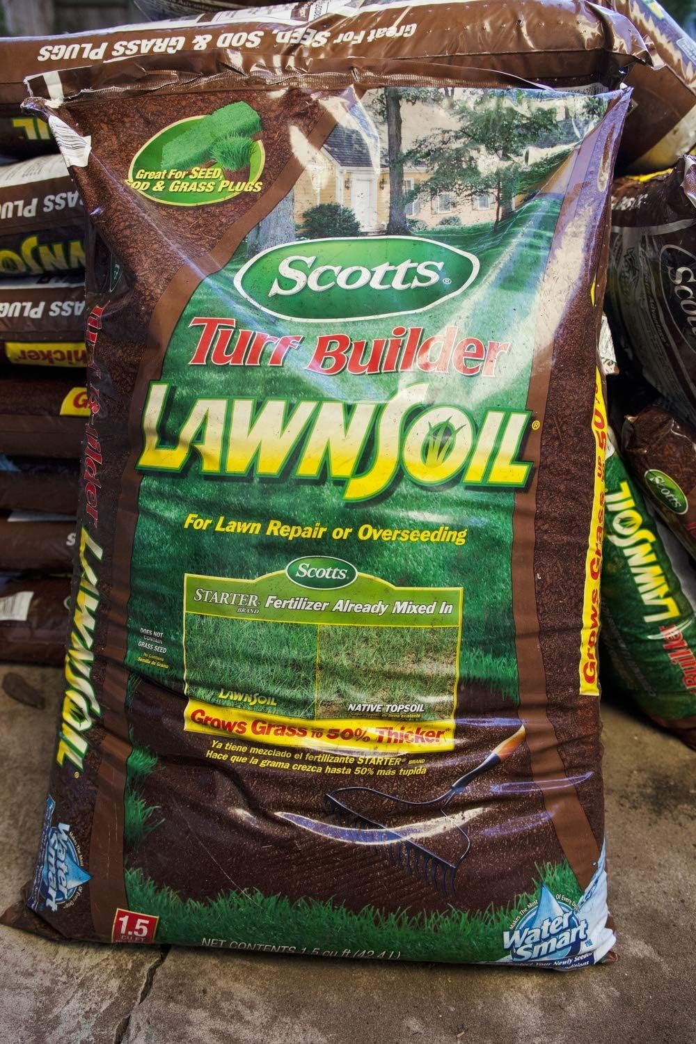 Turf Builder Lawn Soil, 1 cu. ft. U37506