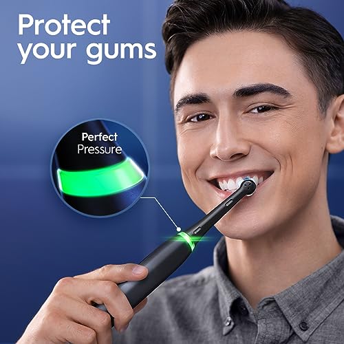 Rechargeable Electric Toothbrush with Visible Pressure Sensor and Travel Case Q237