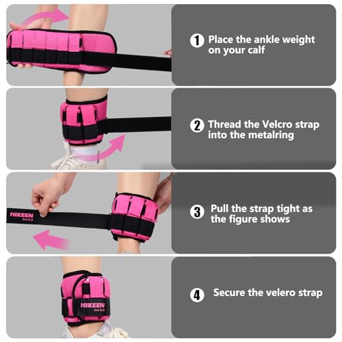Adjustable Ankle Weights 1-3 LBS for Walking Running Exercises F861