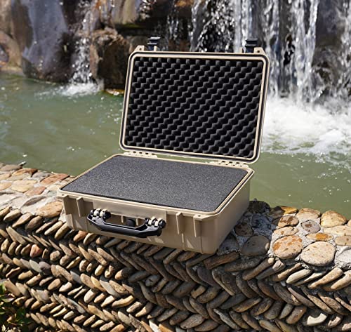 Waterproof Hard Camera Case with Customizable Foam D361