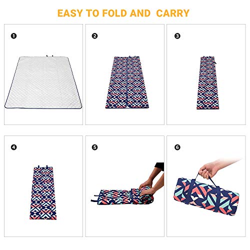 Waterproof Picnic Blanket for Camping Beach Travel E63666