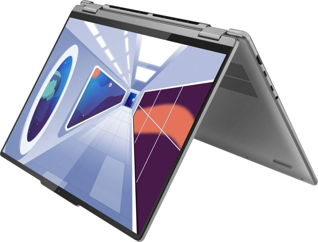 Lenovo Yoga 7 16" WUXGA 2 in 1 Touch Screen Laptop | AMD Ryzen 5 7535U | AMD Radeon 660M | 8GB RAM DDR5| 512GB SSD | Backlit | Fingerprint | Windows 11 Home | with Microsoft Office 365 Personal, Grey