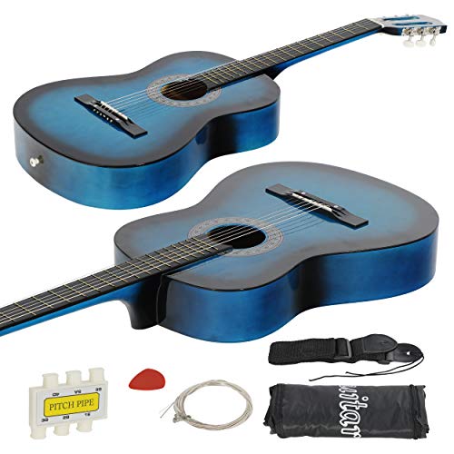 Acoustic Guitar with Case, Strap, Tuner and Pick D79279