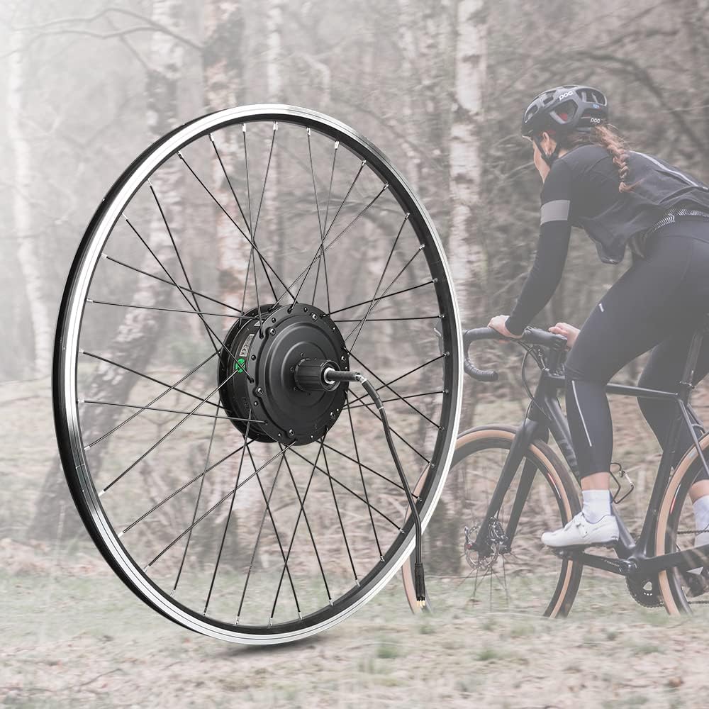 Electric Bike Conversion Kit 48V 500W Front Hub Motor for 26 Inch Wheel I2452