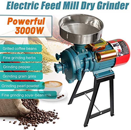 Electric Grain Grinder for Corn, Rice, Wheat, and Coffee Y156
