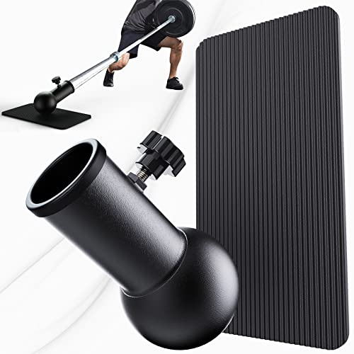 Heavy Landmine Attachment for Barbell Landmine Exercise- Fits 2'' Olympic Bars - Fastening screw will no longer scratch your barbell - Presses, Rows, Rotation, Split Squats, Lumberjacks and more