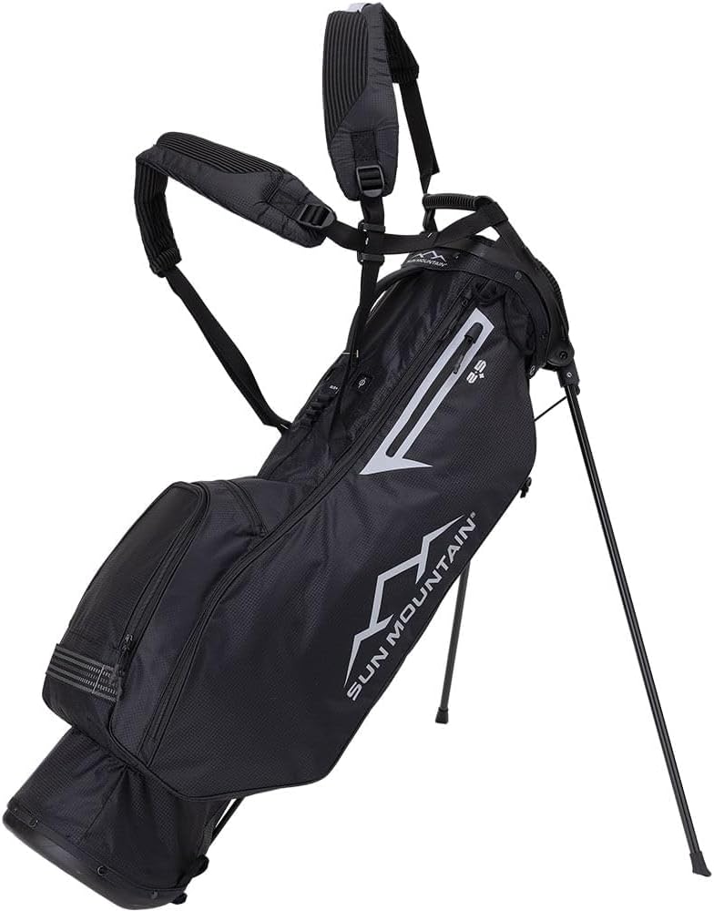 Sun Mountain 2024 2.5+ Golf Stand Bag Black/White