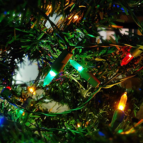 Battery Operated String Lights 18ft 50 LED Warm White for Indoor Outdoor Christmas Decor W849