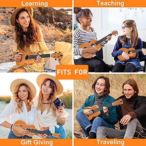 Concert Ukulele 23 Inch with Complete Kit for Beginners Y28318