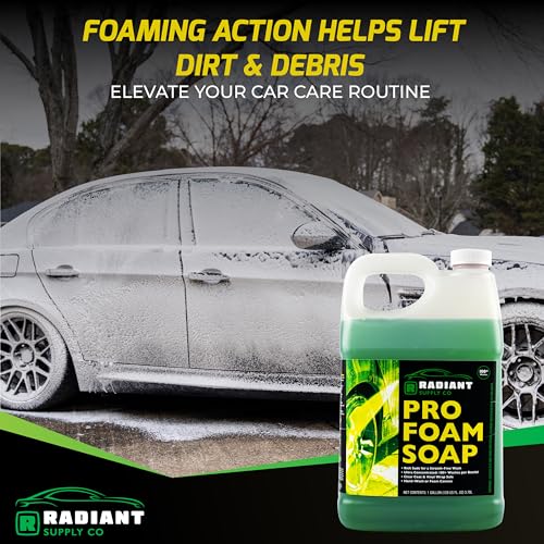 Professional Car Wash Soap for Foam Cannons or Bucket Washes, Ultra Concentrated, pH Balanced, 16oz X49252