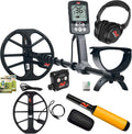 Minelab Metal Detectors Equinox 800 Metal Detector with 15 Inch Coil and Pro-Find 20 Pinpointer