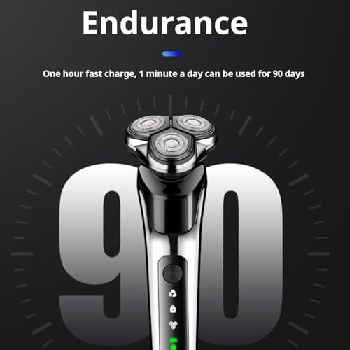 Electric Shaver for Men, Rechargeable Razor with LED Display C712717