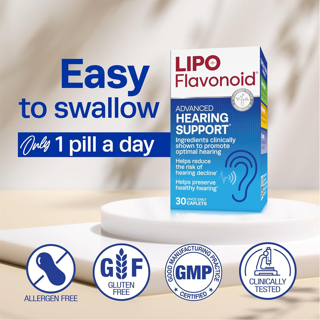 Hearing Support Daily Supplement, 40 Caplets R487