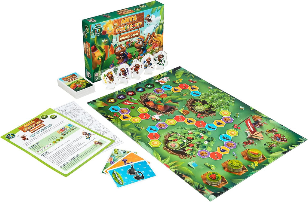 Ant Picnic Party Board Game for Kids Ages 4 and Up F926033