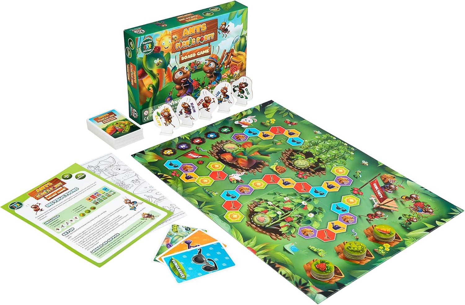 Ant Picnic Party Board Game for Kids Ages 4 and Up F926033